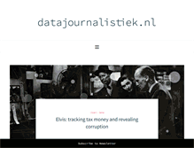 Tablet Screenshot of datajournalistiek.nl